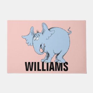 Dr. Seuss Horton hoort Wiezen Deurmat