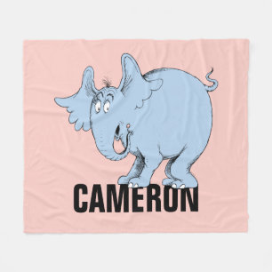Dr. Seuss   Horton hoort Wiezen Fleece Deken