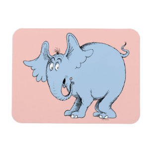 Dr. Seuss Horton hoort Wiezen Magneet