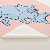 Dr. Seuss | Horton Side Look Sherpa Deken (3/4)