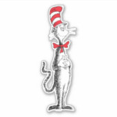 Dr. Seuss I Cat in het Pet Staande Tall Sticker (Voorkant)