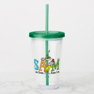 Dr. Seuss   Ik ben Sam. Sam ben ik. Acryl Drinkbeker
