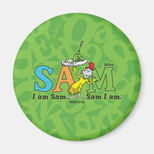 Dr. Seuss Ik ben Sam. Sam ben ik. Magneet