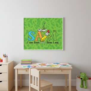 Dr. Seuss   Ik ben Sam. Sam ben ik. Poster