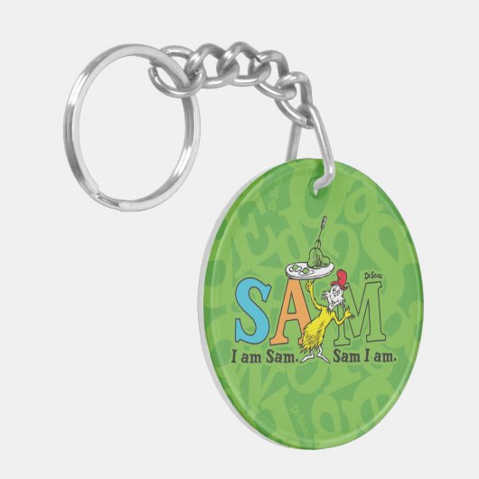 Dr. Seuss| Ik ben Sam. Sam, dat ben ik. Sleutelhanger (Voorkant Links)