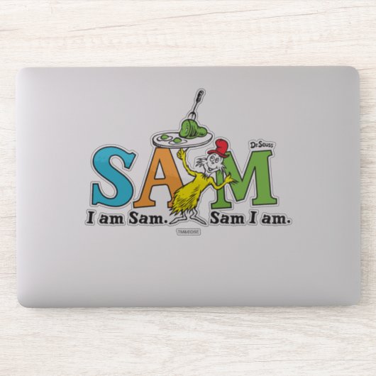 Dr. Seuss| Ik ben Sam. Sam, dat ben ik. Sticker (Computer)