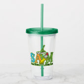 Dr. Seuss | Ik ben Sam. Sam ik ben. Acryl Drinkbeker (Voorkant)