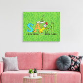 Dr. Seuss | Ik ben Sam. Sam ik ben. Canvas Afdruk (Insitu (Woonkamer))