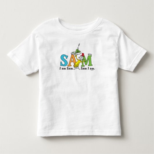 Dr. Seuss | Ik ben Sam. Sam ik ben. Kinder Shirts (Voorkant)