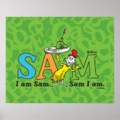 Dr. Seuss | Ik ben Sam. Sam ik ben. Poster (Voorkant)