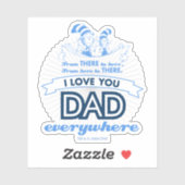 Dr. Seuss | Ik hou overal van je vader Sticker (Vel)