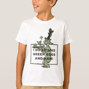 Dr. Seuss   Ik hou van groene eieren en ham T-shirt
