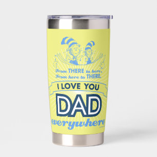 Dr. Seuss Ik hou van je papa, overal Geïsoleerde Drinkbeker