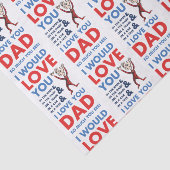 Dr. Seuss | Ik hou zoveel van je vader dat je ziet Tissuepapier (Detail)