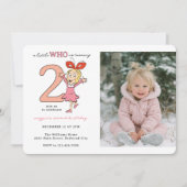 Dr. Seuss | Invitation d'anniversaire de la fille (Devant)