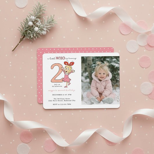 Dr. Seuss | Invitation d'anniversaire de la fille