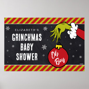 Dr. Seuss Jongen Grinch Baby Shower Poster