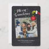 Dr Seuss | Joyeuse carte de Noël de famille Grinch (Devant)