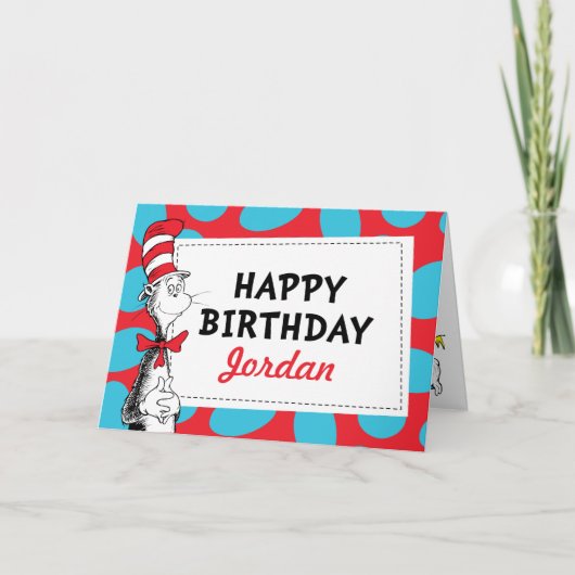 Dr. Seuss | Joyeux Anniversaire ! Carte (Devant)
