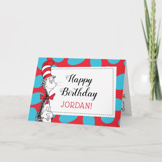 Dr. Seuss | Joyeux Anniversaire ! Carte (Devant)