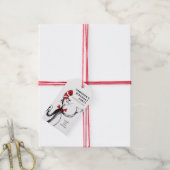 Dr. Seuss Karakter Confetti | Kinderverjaardag Cadeaulabel (Met Touw)