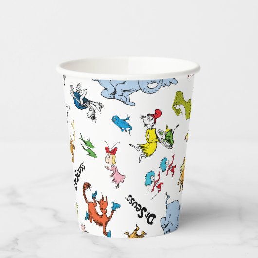 Dr. Seuss Karakter Confetti | Verjaardag kinderen Papieren Bekers (Links)