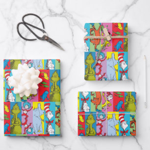 Dr. Seuss Karakter Segment Inpakpapier Vel