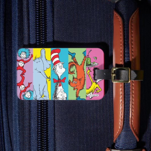 Dr. Seuss | Karakter Slice Bagagelabel (Voorkant Insitu 4)