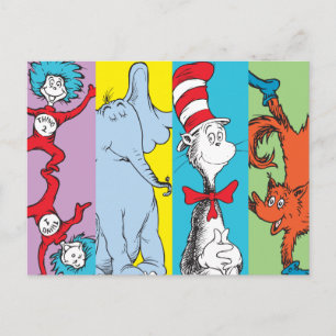 Dr. Seuss Karakter Slice Briefkaart