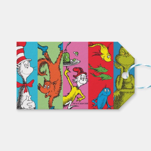 Dr. Seuss | Karakter Slice Cadeaulabel (Voorkant (Horizontaal))
