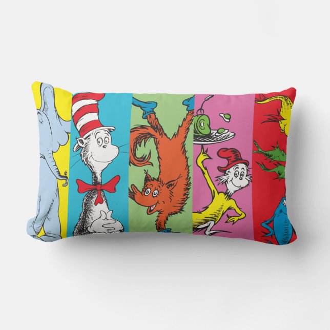 Dr. Seuss | Karakter Slice Kussen (Voorkant)