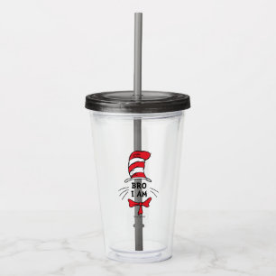 Dr. Seuss Kat in de Hoed - Broer Acryl Drinkbeker