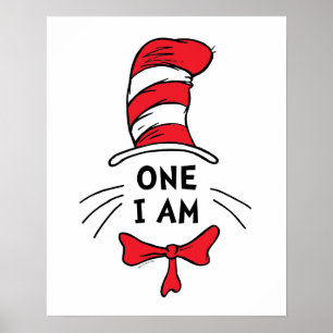 Dr. Seuss Kat in de Hoed - Eén ben ik Poster