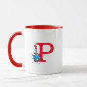 Dr. Seuss Kat in de Hoed - Lezen Monogram P Mok (Links)