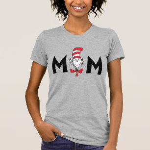 Dr. Seuss Kat in de Hoed Moeder T-shirt
