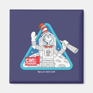 Dr. Seuss Kat in de Maan Outer Space Graphic Magneet