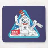 Dr. Seuss | Kat in de Maan Outer Space Graphic Muismat (Voorkant)