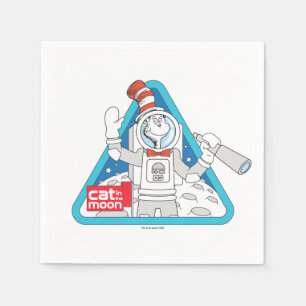Dr. Seuss   Kat in de Maan Outer Space Graphic Servet