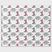 Dr. Seuss | Kat in het Pet 1e Verjaardag Cadeaupapier (Vlak)