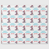 Dr. Seuss | Kat in het Pet 1e Verjaardag Cadeaupapier (Vlak)