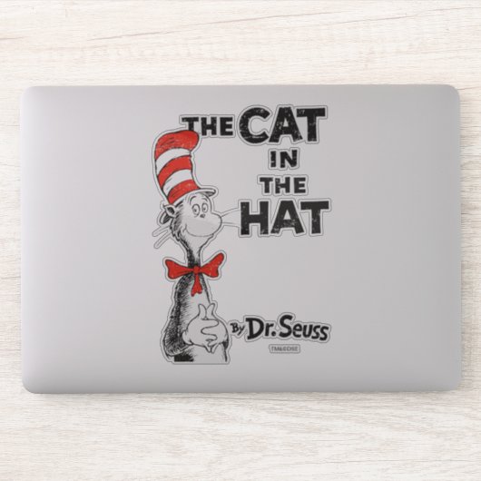 Dr. Seuss| Kat in het Pet-boek Sticker (Computer)