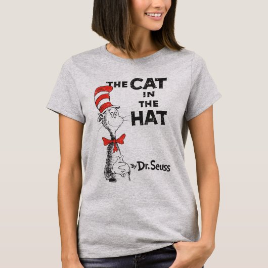 Dr. Seuss| Kat in het Pet-boek T-shirt (Voorkant)