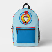 Dr. Seuss | Kat in het Pet Hoofd Graphic Bedrukte Rugzak (Voorkant)