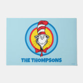 Dr. Seuss | Kat in het Pet Hoofd Graphic Deurmat (Voorkant)