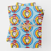 Dr. Seuss | Kat in het Pet Hoofd Graphic Inpakpapier Vel (In situ)