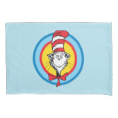 Dr. Seuss | Kat in het Pet Hoofd Graphic Kussensloop (Voorkant-Links)