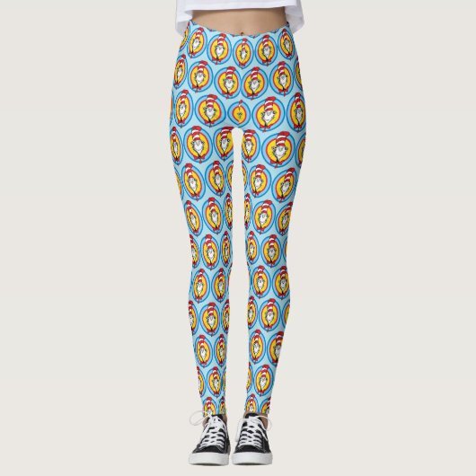 Dr. Seuss | Kat in het Pet Hoofd Graphic Leggings (Voorkant)