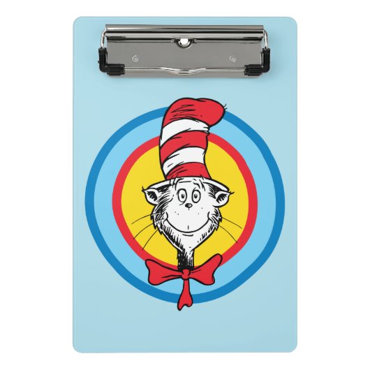Dr. Seuss | Kat in het Pet Hoofd Graphic Mini Klembord (Voorkant)