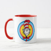 Dr. Seuss | Kat in het Pet Hoofd Graphic Mok (Links)