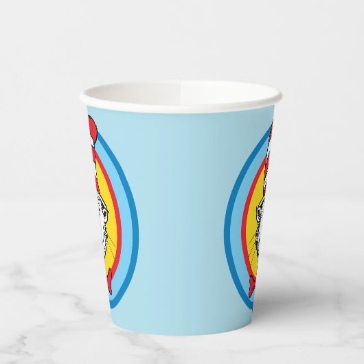 Dr. Seuss | Kat in het Pet Hoofd Graphic Papieren Bekers (Links)